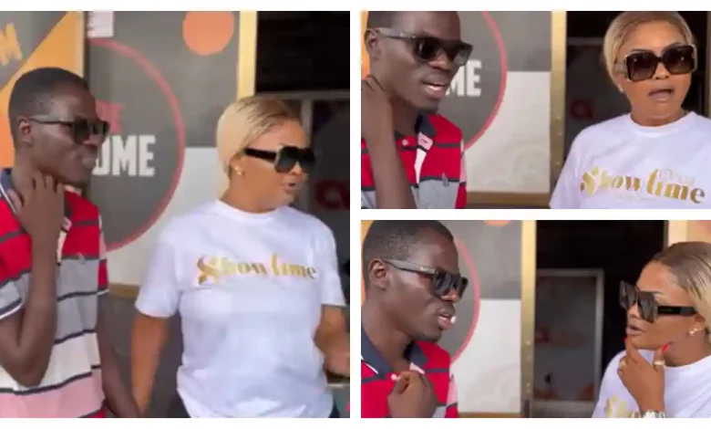 Nana Ama McBrown Surprises Blind Fan in Kumasi
