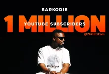 Sarkodie Hits 1 Million Subscribers on YouTube