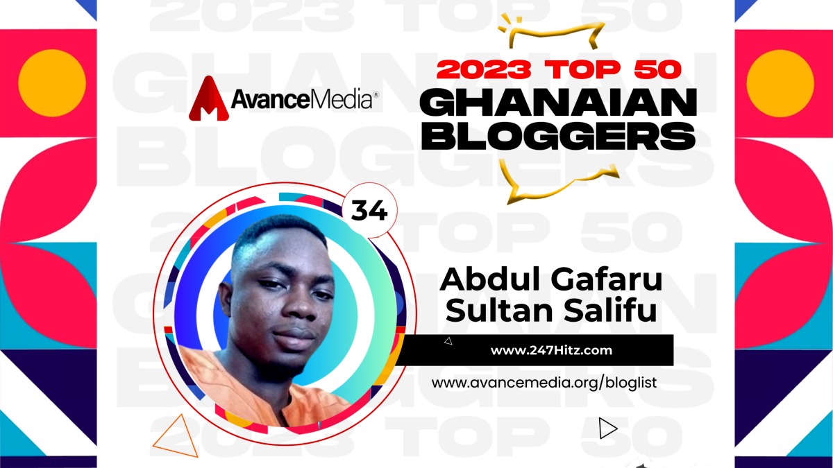 Abdul Sultan Ranked Among Top 50 Bloggers In Ghana 2023