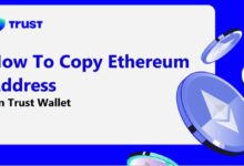 Copy Ethereum Address from Trust Wallet
