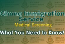 Ghana Immigration Service Medical Screening